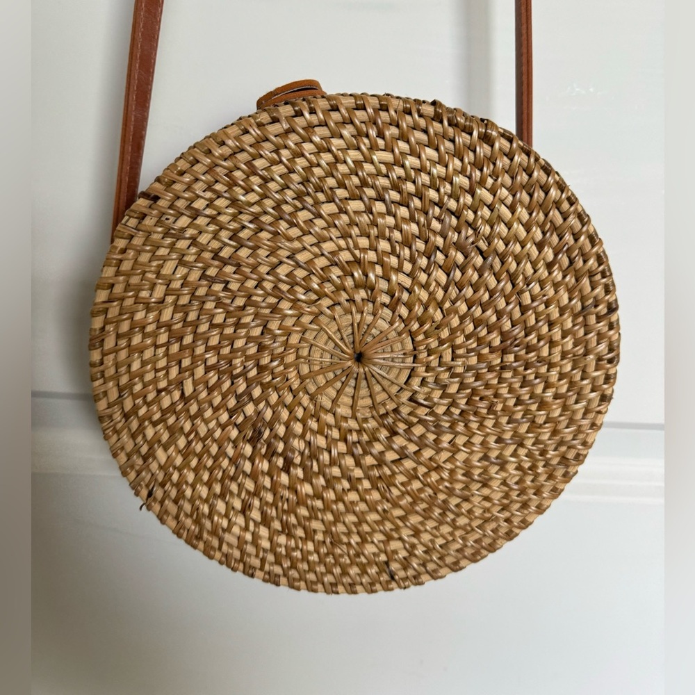 Rattan Shoulder Purse